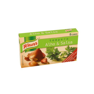 Caldos Alhos e Salsa Knorr - 8 unidades