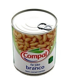 Feijão Branco Compal - 820g (Big Size)