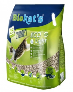 BIOKATS - Eco Light Biokat - Lettiera per Gatti Naturale e Leggera - 5Lt