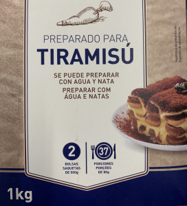 Preparato per TIRAMISU - PROFESSIONALE - 60 porzioni - 1000gr