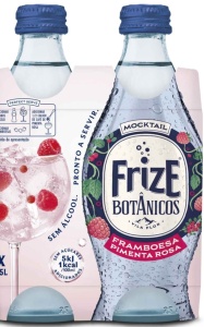 Wasser Frize Botânicos Himbeere und rosa Pfeffer - Paket 4 x 25cl