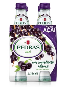 Agua Pedras Salgadas Açaí - 4 x 25 cl