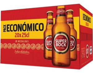 Bier Super Bock Mini - Paket 20x25cl