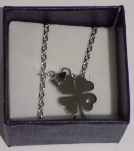 Colar Prateado com Trevo Prateado - FREE SHIPPING - Img 3