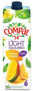 Compal Mango und Orange - Paket 4 x 100cl