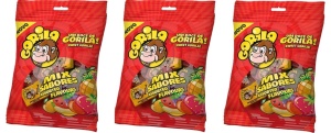 Kaugummi Gorila verschiedene Sorten - Paket 3 x 60g
