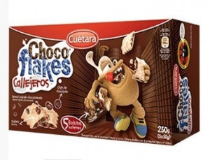 Kekse Choco Flakes Cuetara Callajeros - 250g