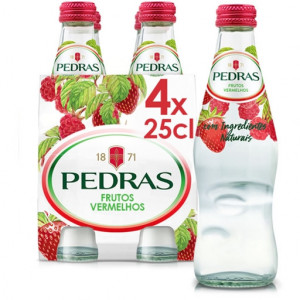 Wasser Pedras Salgadas Rote Früchte - 4 x 25cl