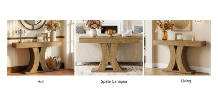 Masa Consola maro, 150 cm, masuta hol, living, dormitor - MAM2 - Img 10