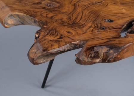 Masuta de cafea din Lemn, 100 x 40 cm, masa canapea Maro - MCM7 - Img 4