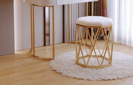 Masuta machiaj cu Oglinda LED si 2 Sertare pentru Cosmetice, Set Masa toaleta 100 cm, Gri, masuta cosmetica, vanity - SEG13 - Img 3