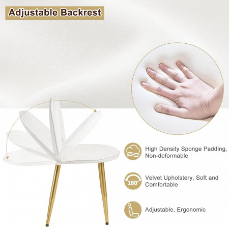 Masuta machiaj cu Oglinda LED si 3 Sertare pentru Cosmetice, Set Masa toaleta 100 cm, Alb, masuta cosmetica, vanity - SEG212 - Img 4