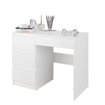 BIA503 - Masa de Birou 100 cm, office - Alb, Maro sau Crem - Img 2