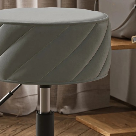 SCN1 - Scaun tapitat masuta toaleta, 35 cm, Taburet catifea machiaj cu inaltime reglabila, cosmetica - Diverse culori - Img 9