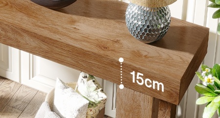 MAM3 - Masa Consola, 160 cm, masuta hol, living, dining, dormitor - Maro - Img 2