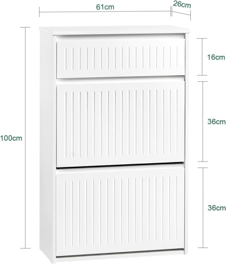 PANG8 - Pantofar 61 cm foarte ingust, 2 compartimente si sertar, pantofare, depozitare pantofi, mobilier hol - Gri / Alb / Negru - Img 5