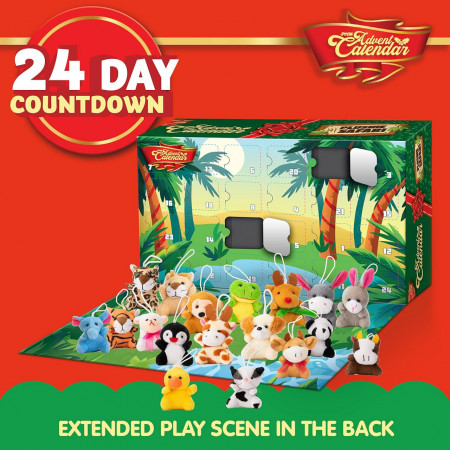 CADV28 - Calendar Advent Copii - Plush, 24 Surprize pentru Craciun - Img 6