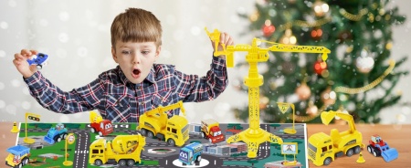 CADV1 - Calendar Advent Copii pentru 3-6 ani - Jucarii Constructii, Santier, 24 Surprize ingineresti pentru Craciun - Img 2