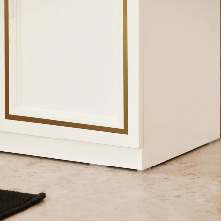 CORAI1 - Masca chiuveta, 60 cm, Alb - Auriu - Mobilier Baie Cora - Img 2