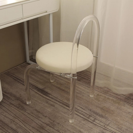 Masuta machiaj cu Oglinda LED si 5 Sertare pentru Cosmetice, Set Masa toaleta 110 cm, Alb, masuta cosmetica, vanity - SEA98 - Img 6