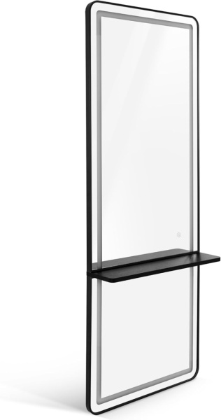 OGPR202 - Oglinda 65 x 177 cm, pentru perete, salon, coafor - Auriu / Alb / Negru - Img 9