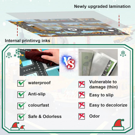 CADV1 - Calendar Advent Copii pentru 2-6 ani - Jucarii Constructii, Santier, 24 Surprize ingineresti pentru Craciun - Img 4