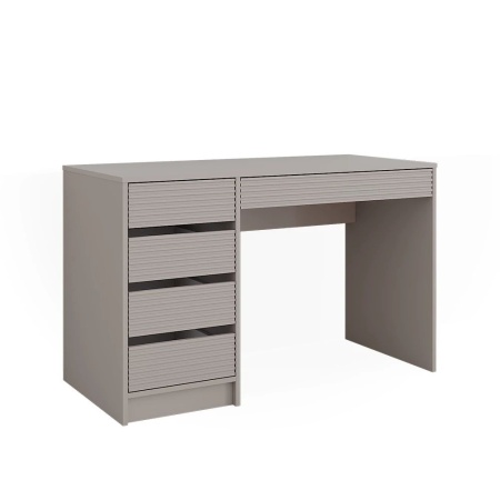 BIC202 - Masa de birou, 120 cm, home office cu 5 sertare - Crem - Img 2