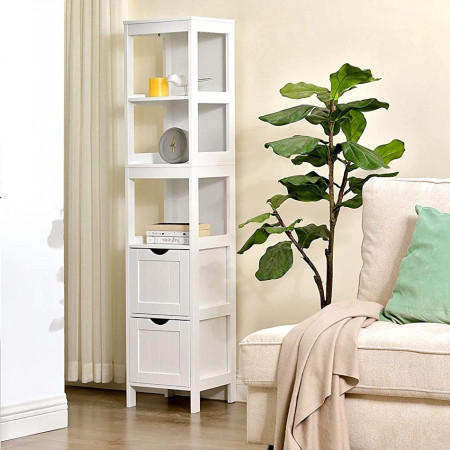 LOTUS12 - Dulap inalt alb, 30 cm - Mobilier Baie Lotus