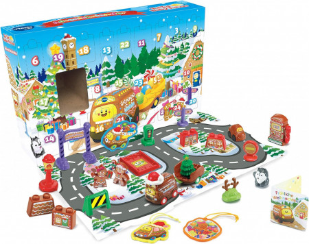 CADV3 - Calendar Advent Copii pentru bebelusi - Masinute VTech, 24 Surprize pentru Craciun - Img 2