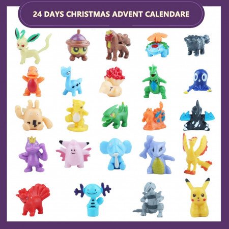 CADV9 - Calendar Advent Copii - Personaje, 24 Surprize pentru Craciun - Img 5
