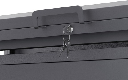 MAPG1 - Masca metalica Gri Antracit pentru 3 Pubele Gunoi - Img 3