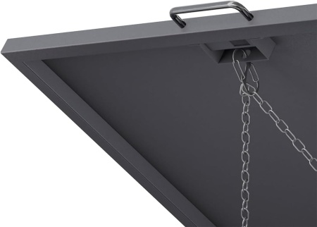MAPG2 - Masca metalica Gri Antracit pentru 3 Pubele Gunoi - Img 2