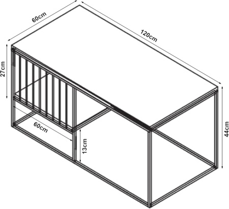 MCAU20 - Masuta de cafea 120 cm, masa pentru living imitatie marmura - Alb - Auriu / Negru - Img 11