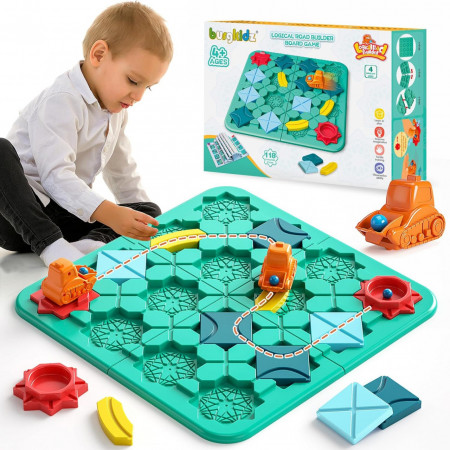 LOG102 - Board Game tip Labirint, Joc de logica, Constructii, Smart Game, Jucarii copii, Cadou pentru Craciun