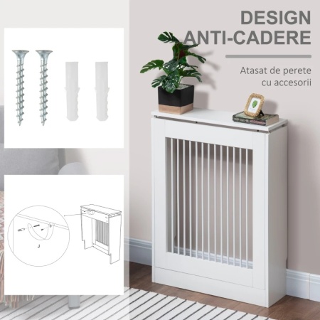 MDCA202 - Masca de calorifer, 60/90 cm, protectie radiator alba - Img 4