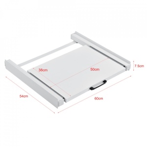 CAMU1 - Cadru universal suprapunere uscator/masina de spalat rufe, 60 x 54 cm - Alb - Img 4
