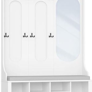 Cuier alb 100 cm