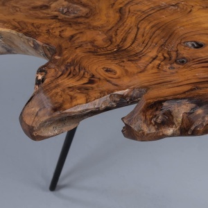 Masuta de cafea din Lemn, 100 x 40 cm, masa canapea Maro - MCM7 - Img 4