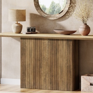 MAM19 - Masa Consola, 160 cm, masuta hol, living, dining, dormitor - Maro - Img 3