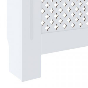 MDCA103 - Masca de calorifer, protectie radiator alba, model cruce - 78/112/152/172/205 cm - Img 3