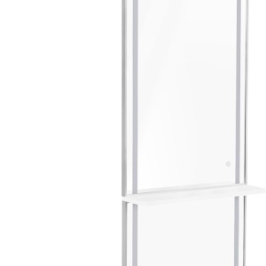 OGPR202 - Oglinda 65 x 177 cm, pentru perete, salon, coafor - Auriu / Alb / Negru - Img 8