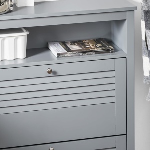 PANG10 - Pantofar 80 cm, pantofare, depozitare pantofi, mobilier hol - Gri - Img 2