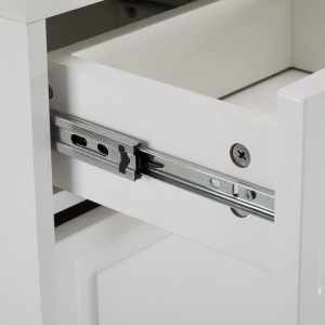 Pantofar Ingust, 120 cm sau 95 cm, pantofare, depozitare pantofi, mobilier hol - Alb - PANA207 - Img 2
