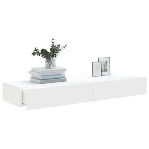 SEA14 - Set Masa toaleta, 120 cm, cosmetica machiaj, oglinda LED, masuta vanity cu sau fara scaun - Alb - Img 2