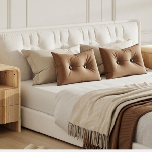 Set 2x Noptiere 55 x 40 x 60 cm, cu 2 sertare si raft, dormitor, Noptiere moderne cu Riflaj - NOM1 - Img 4