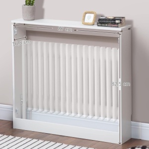 MDCA202 - Masca de calorifer, 60/90 cm, protectie radiator alba - Img 5