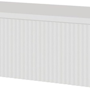 MAA42 - Masuta Consola suspendata Alba, 90 / 110 cm, masa de toaleta cu 1 / 2 sertar(e), cosmetica machiaj, vanity - Img 9