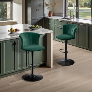 SCB5 - Set 2x Scaune Bar Verzi / Gri