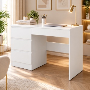 BIA503 - Masa de Birou 100 cm, office - Alb, Maro sau Crem