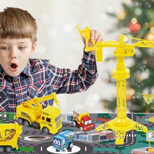 CADV1 - Calendar Advent Copii pentru 3-6 ani - Jucarii Constructii, Santier, 24 Surprize ingineresti pentru Craciun - Img 2